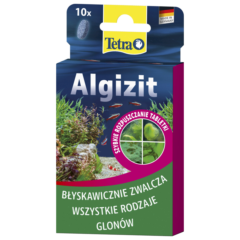 Tetra Algizit tabletki zwalcza glony/ krasnorosty 10szt.